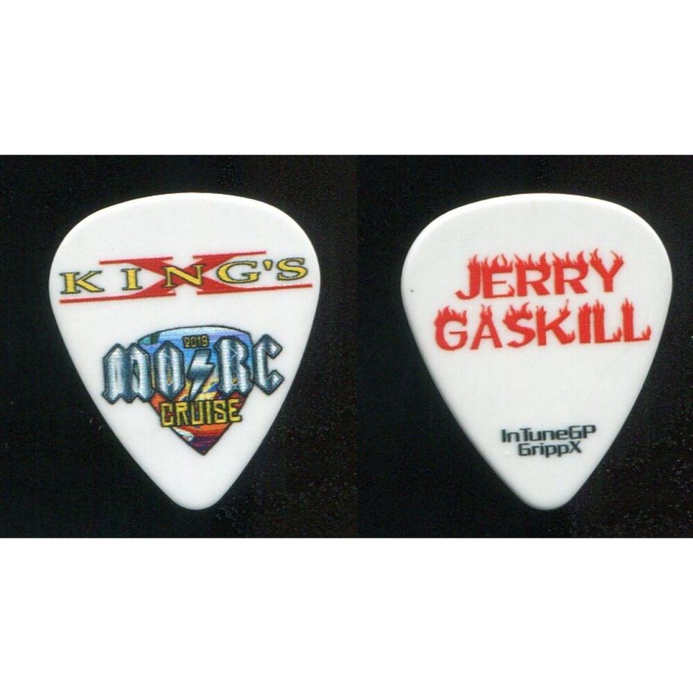2019 Kings X Jerry Gaskill Concert Guitar Pick MOR Cruise